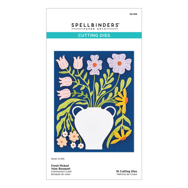 SPELLBINDERS DIES FRESH PICKED VASE BOUQUET