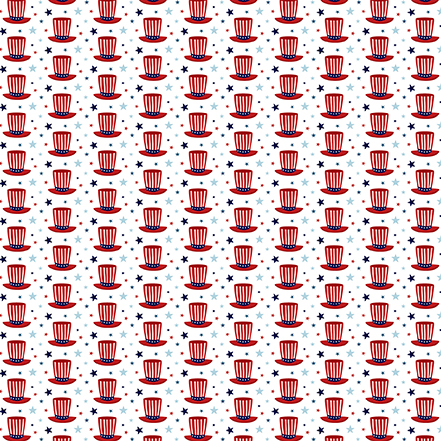 Echo Park Stars & Stripes 12X12 Honorable Hat