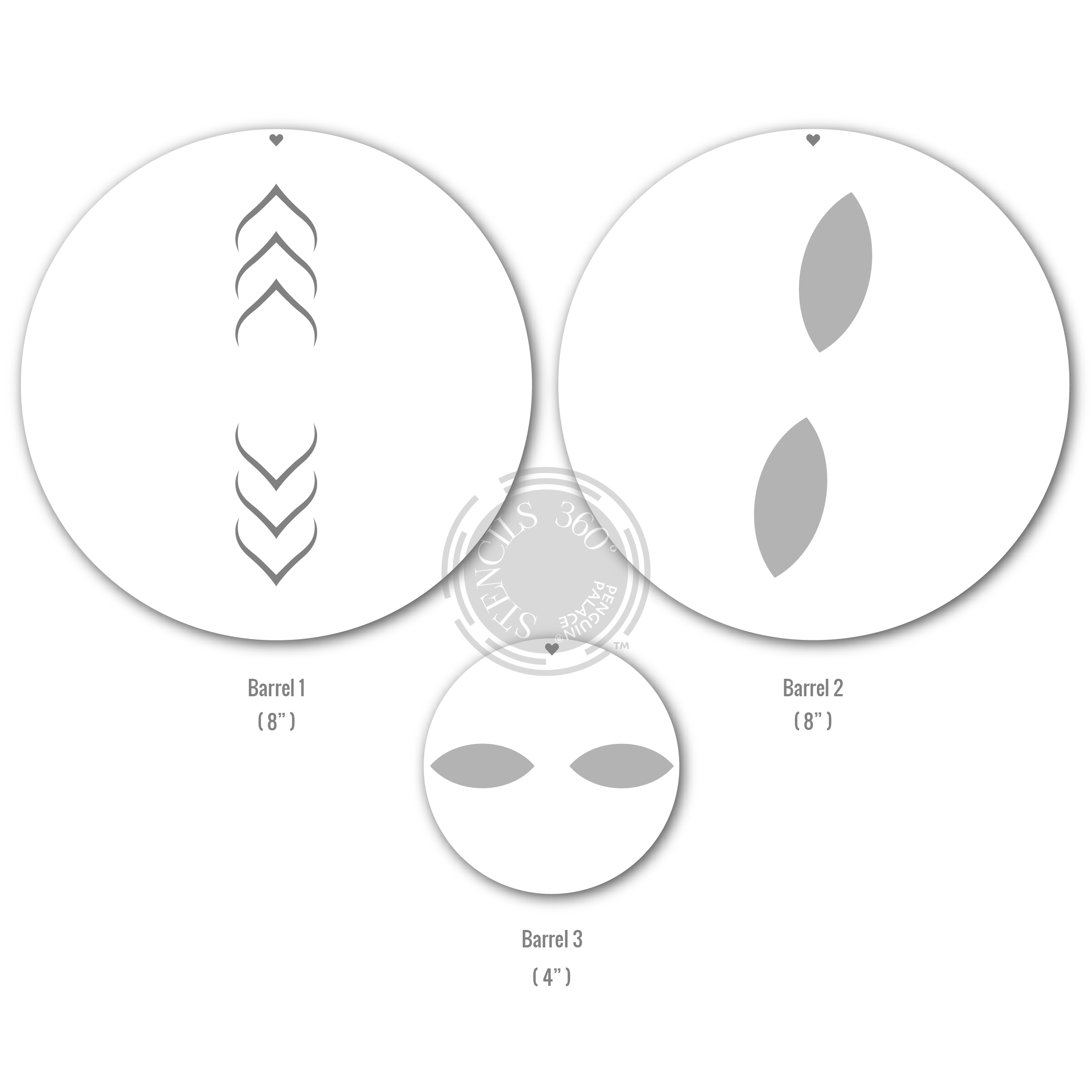 Penguin Palace Sacred Lotus Stencils 360°™