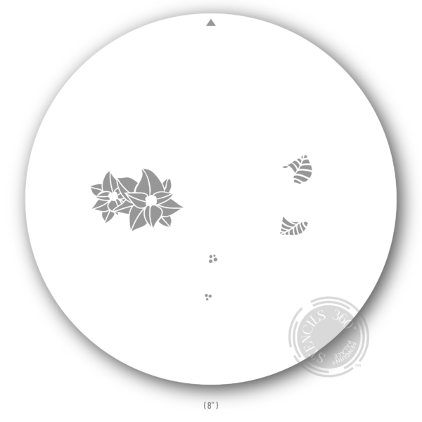 Penguin Palace Poinsettia Wreath Stencils 360°™ Penguin Palace Poinsettia Wreath Stencils 360°™