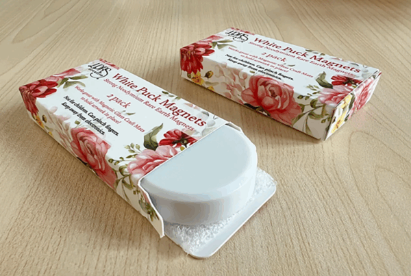 SQUIRREL & VINE WHITE PUCK MAGNET 2 PACK SQUIRREL & VINE WHITE PUCK MAGNET 2 PACK