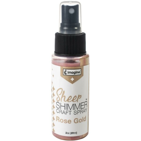 IMAGINE CRAFTS SHEER SHIMMER SPRAY ROSE GOLD IMAGINE CRAFTS SHEER SHIMMER SPRAY ROSE GOLD