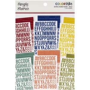 SIMPLE STORIES COLOR VIBE ALPHABET BOOK BOLDS