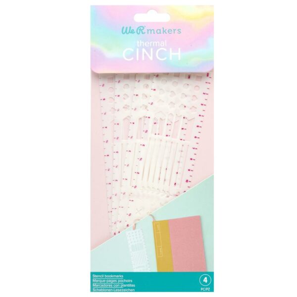 WE R MEMORY KEEPERS THERMAL CINCH STENCIL BOOKMARK WE R MEMORY KEEPERS THERMAL CINCH STENCIL BOOKMARK