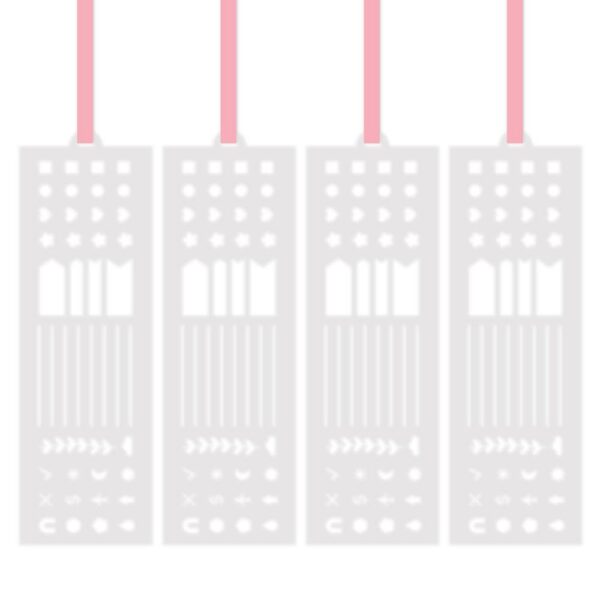WE R MEMORY KEEPERS THERMAL CINCH STENCIL BOOKMARK