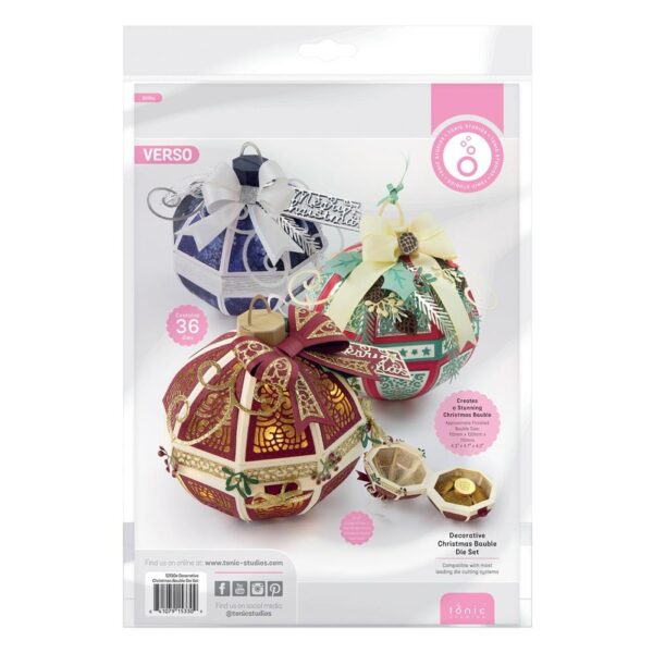 TONIC DIE DECORATIVE CHRISTMAS BAUBLE