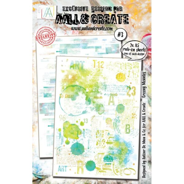 AALL & CREATE WASHI GREENY MEANIES AALL & CREATE WASHI GREENY MEANIES