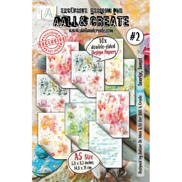 AALL & CREATE 6X8 PAPER COLOURFUL CASCADE AALL & CREATE 6X8 PAPER COLOURFUL CASCADE