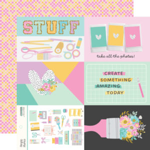 Simple Stories Crafty Things 12X12 4X6 Elements