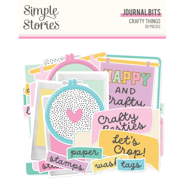 Simple Stories Crafty Things Journal Bits & Pieces Simple Stories Crafty Things Journal Bits & Pieces