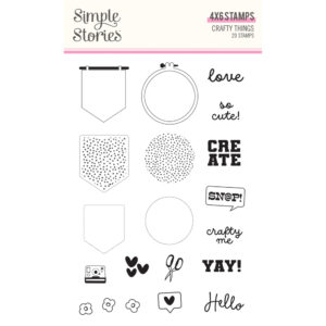 Simple Stories Crafty Things Stamps