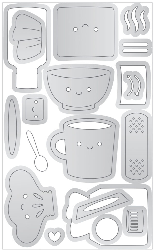 Doodlebug Happy Healing Wish You Well Doodle Cuts