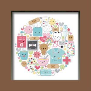 Doodlebug Happy Healing Shadow Box Kit