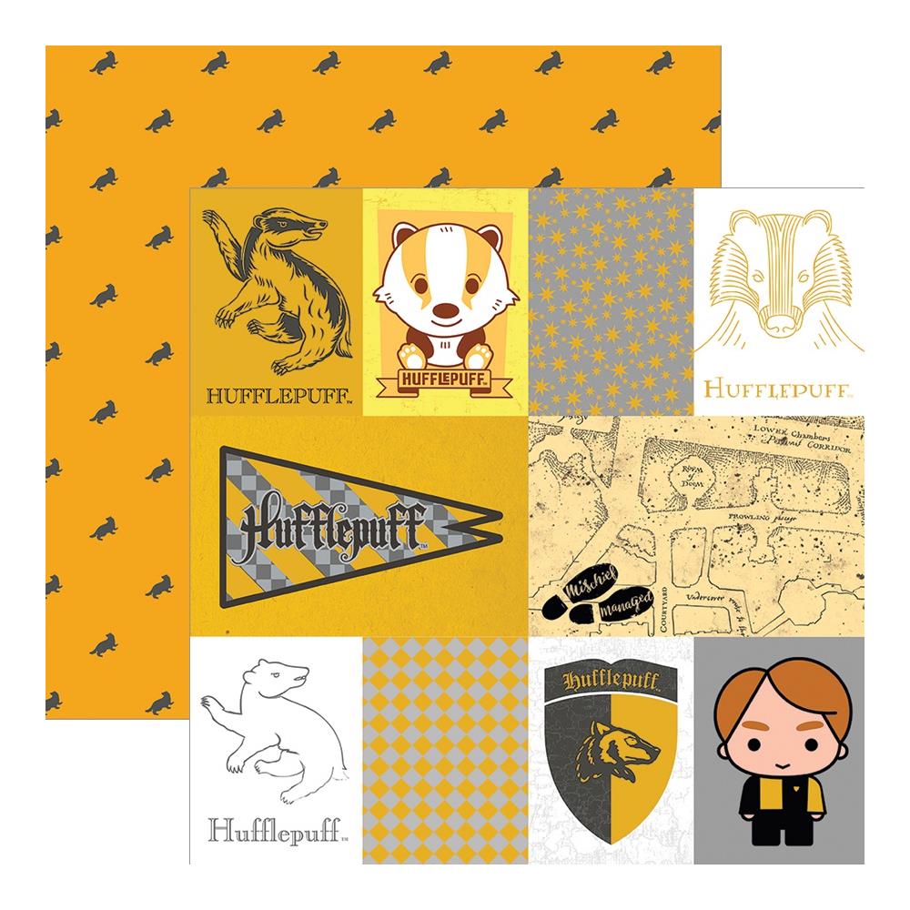 PAPER HOUSE 12X12 HARRY POTTER HUFFLEPUFF