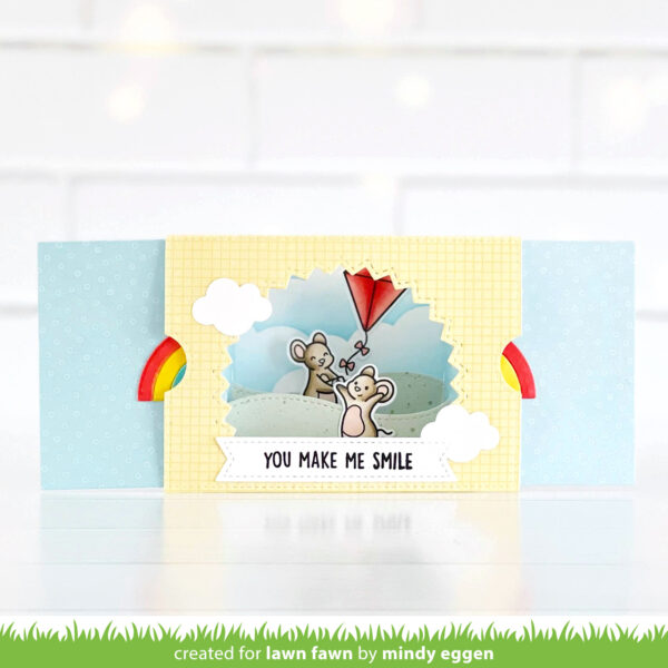 Lawn Fawn Die Ta-da! Diorama! Sunburst Window Add-on