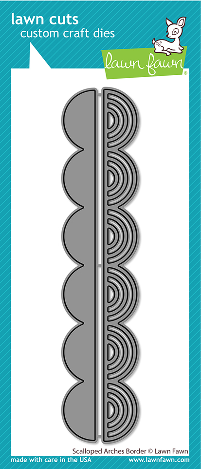 Lawn Fawn Die Scalloped Arches Border