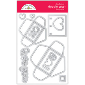 DOODLEBUG DOODLE CUTS LOVE NOTES STAND ALONE