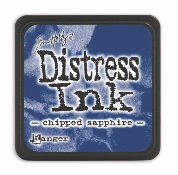Ranger Tim Holtz Distress Ink Pad Mini Chipped Sapphire Ranger Tim Holtz Distress Ink Pad Mini Chipped Sapphire