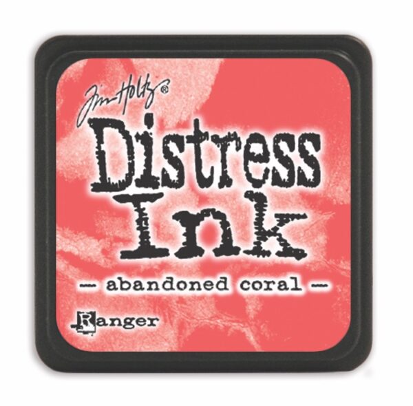 Ranger Tim Holtz Distress Ink Pad Mini Abandonded Coral Ranger Tim Holtz Distress Ink Pad Mini Abandonded Coral