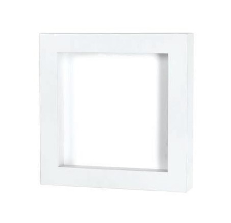 DOODLEBUG 8X8 SHADOW BOX WHITE