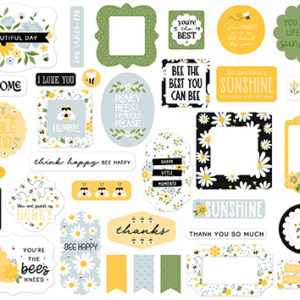 Echo Park Happy As Can Bee Ephemera