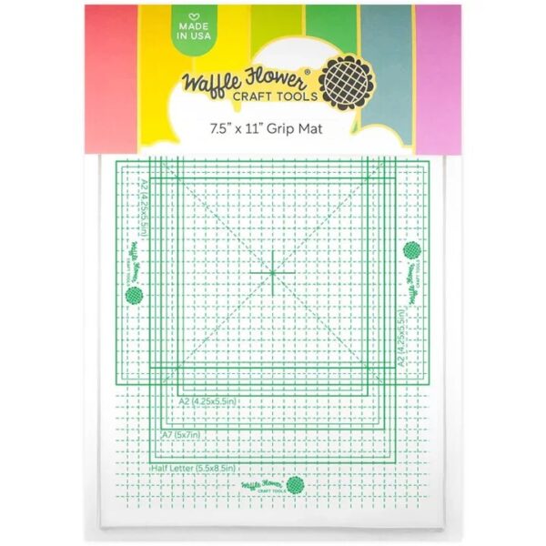 WAFFLE FLOWER GRIP MAT 7.5 X 11 WAFFLE FLOWER GRIP MAT 7.5 X 11