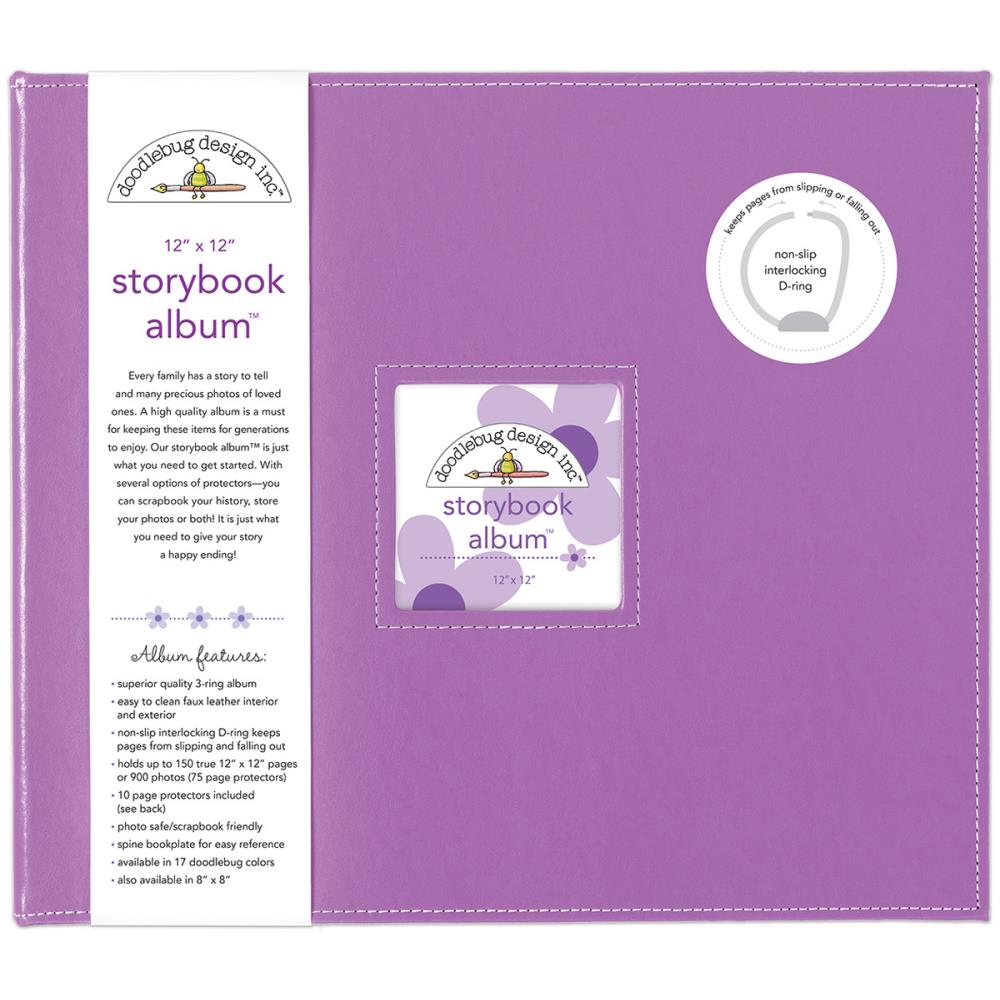 DOODLEBUG 12X12 ALBUM LILAC