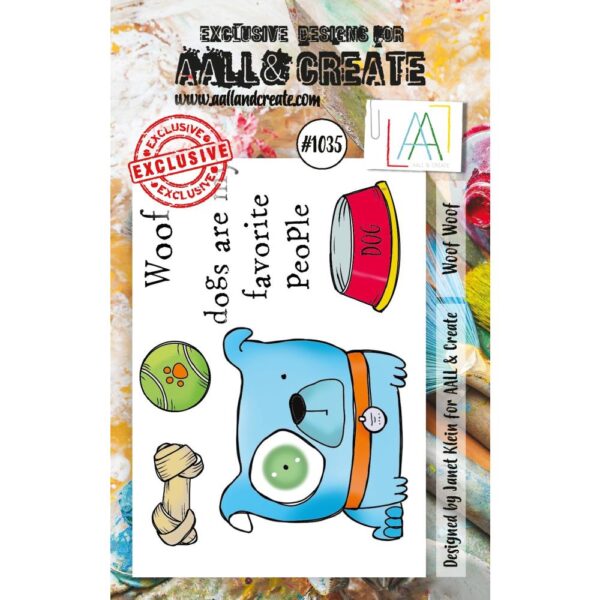 AALL & CREATE STAMP WOOF WOOF AALL & CREATE STAMP WOOF WOOF