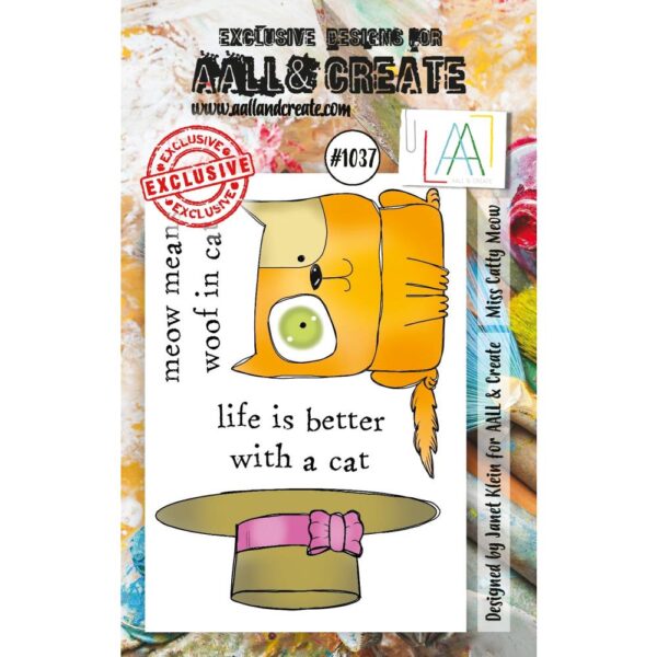 AALL & CREATE STAMP MISS CATTY MEOW AALL & CREATE STAMP MISS CATTY MEOW