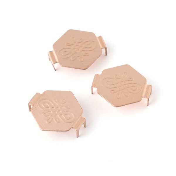 WE R CHARM STAPLER STAPLES COPPER HEXAGON