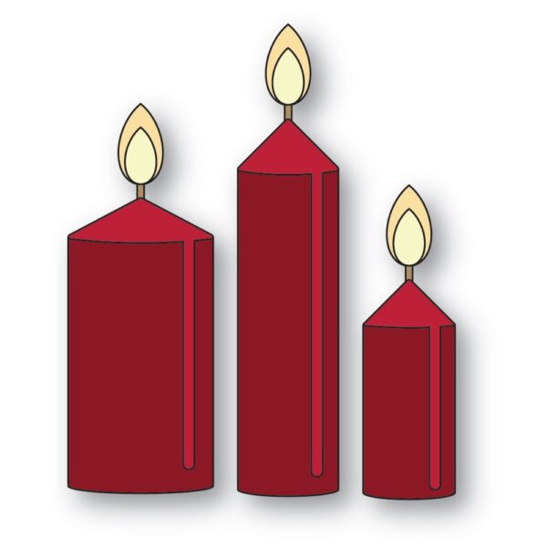 The Memory Box Die Merry and Bright Candles The Memory Box Die Merry and Bright Candles