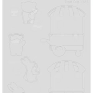 Lawn Fawn Stencil Treat Cart Coloring
