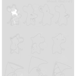 Lawn Fawn Stencil Whoosh Kites Coloring