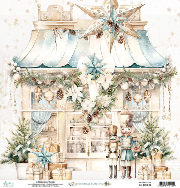 Mintay Christmas Blessings 12X12 02