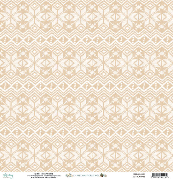Mintay Christmas Blessings 12X12 02