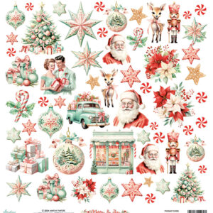Mintay Merry & Joy 12 X 12 Elements Paper