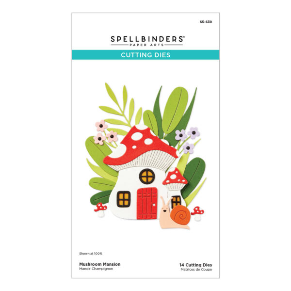 Spellbinders Mushroom Mansion Etched Dies From the Out and About Collection Spellbinders Mushroom Mansion Etched Dies From the Out and About Collection