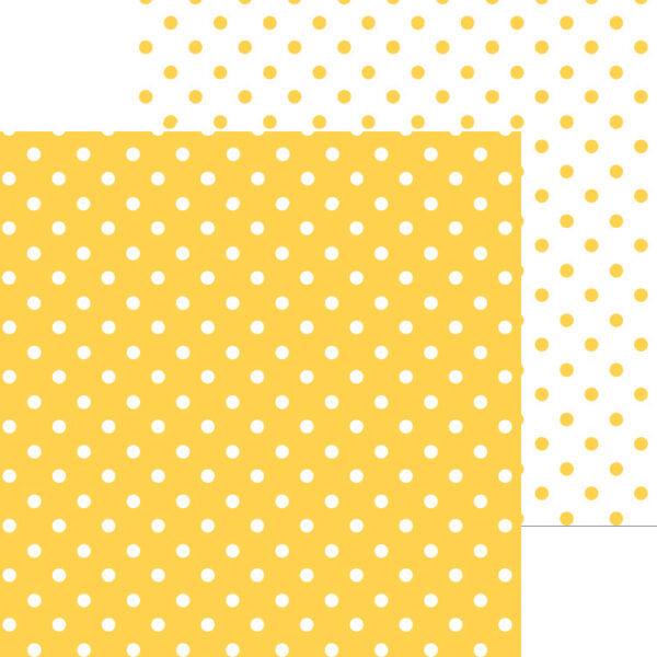 DOODLEBUG 12X12 BUMBLEBEE SWISS DOT