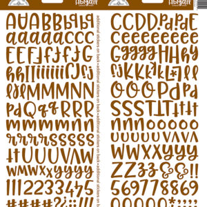 DOODLEBUG ALPHA STICKER ABIGAIL BON BON