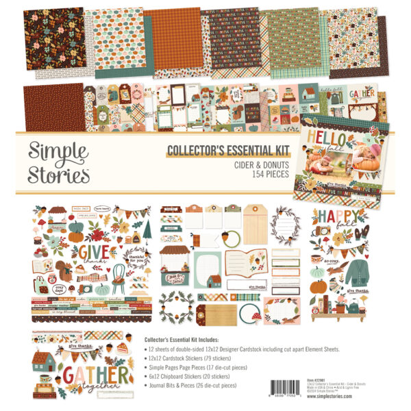 Simple Stories Cider & Donuts Collector’s Essential Kit Simple Stories Cider & Donuts Collector's Essential Kit