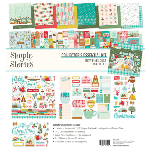 Simple Stories Snow Pine Lodge Collector’s Essential Kit Simple Stories Snow Pine Lodge Collector's Essential Kit