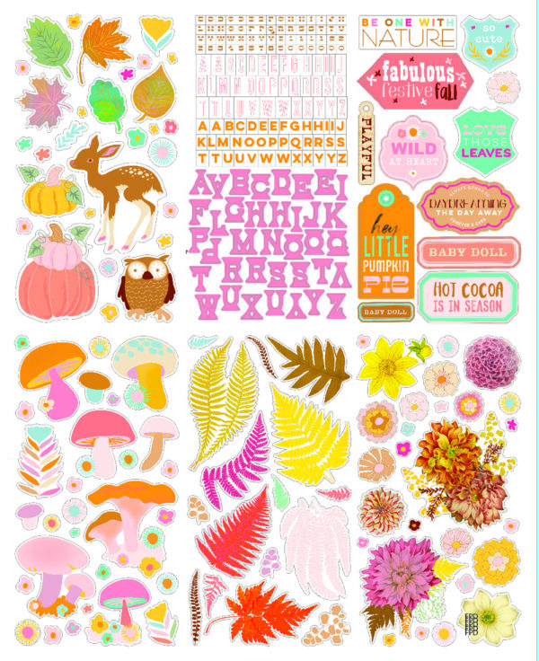 Fancy Pants Amber Autumn Sticker Book Fancy Pants Amber Autumn Sticker Book