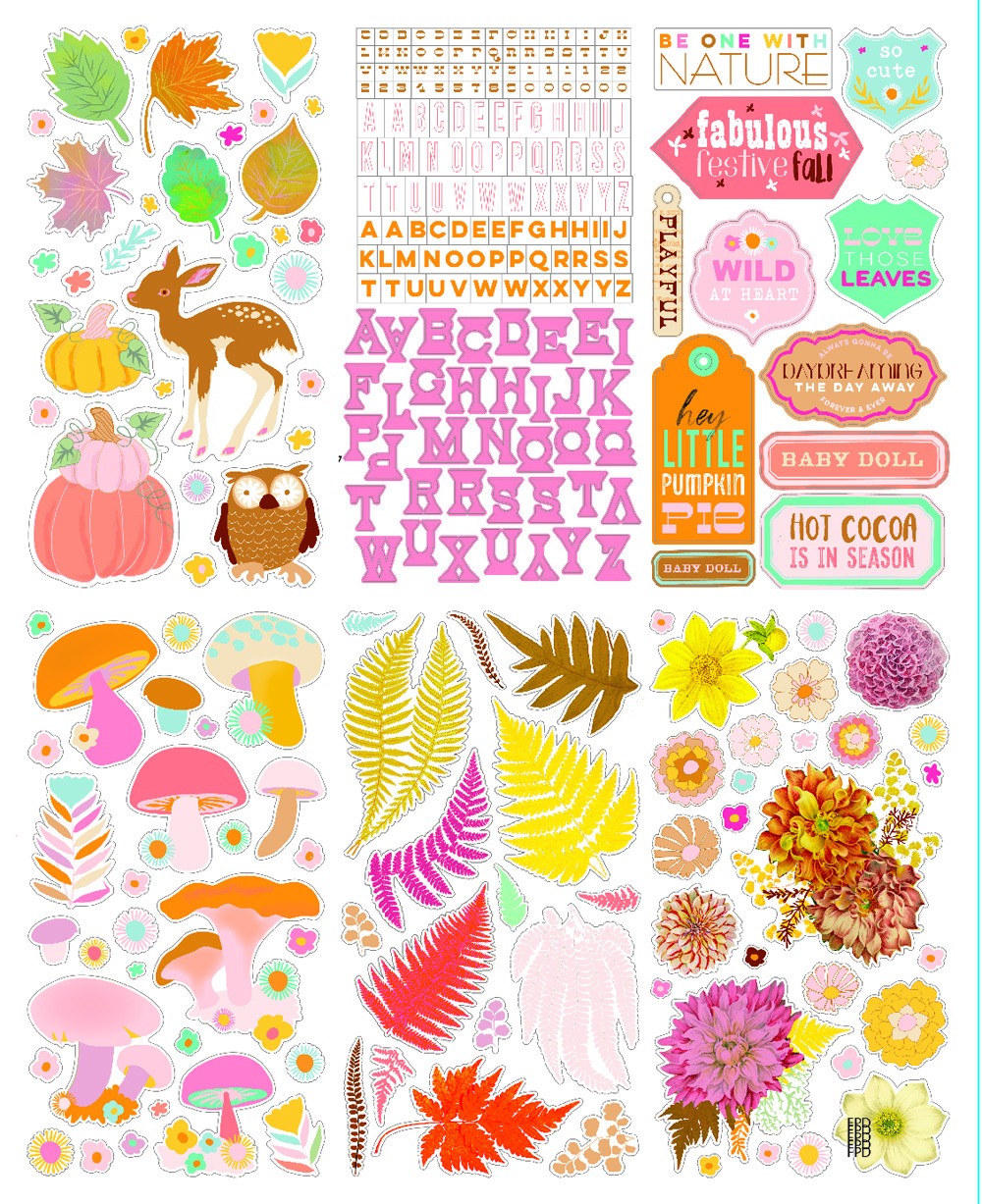 Fancy Pants Amber Autumn Sticker Book