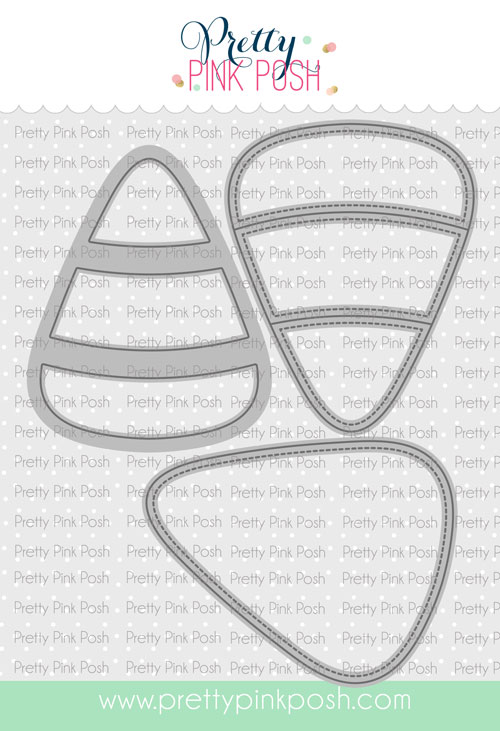 Pretty Pink Posh Die Candy Corn Shaker