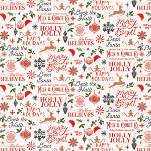 Photo Play Holly and Ivy 12X12 Milk & Cookies