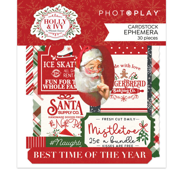 Photo Play Holly and Ivy Ephemera Photo Play Holly and Ivy Ephemera