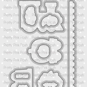 Pretty Pink Posh Die Halloween Train