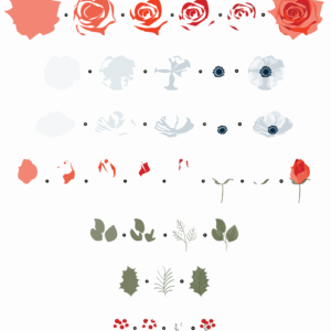 LDRS Stamp Winter Blooms