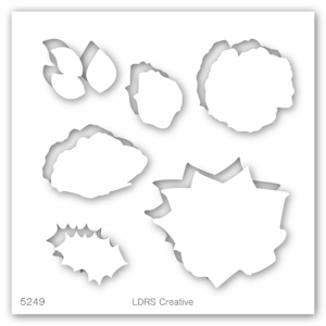 LDRS Stencil Winter Blooms