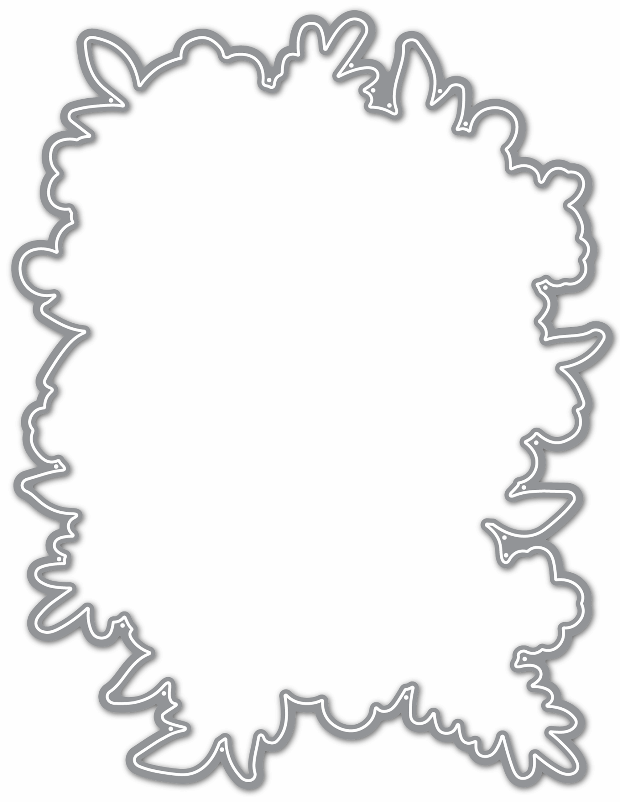 LDRS Die Pine Cone Blooms Coordinating